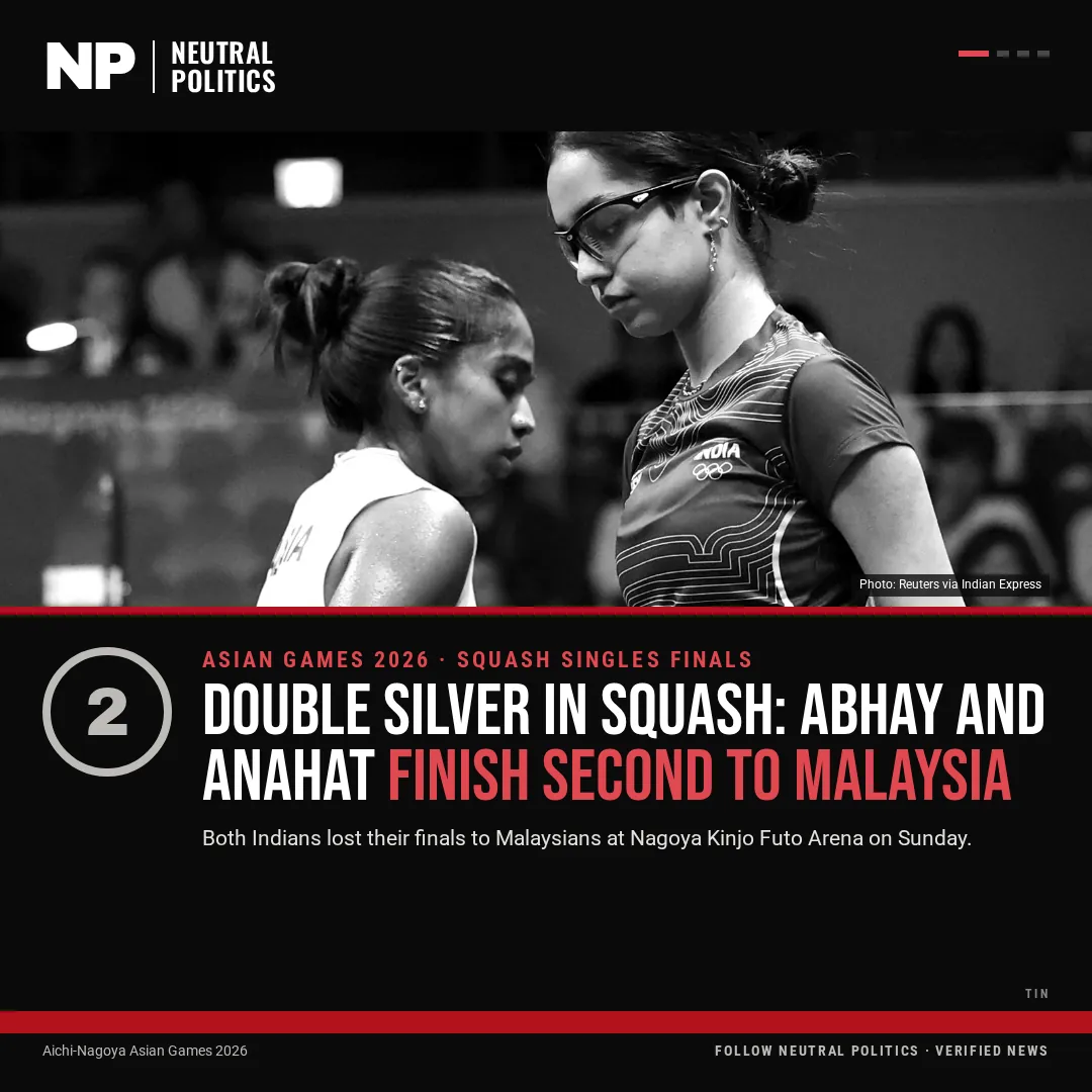 Asian Games: Abhay Singh and Anahat Singh win squash singles silver