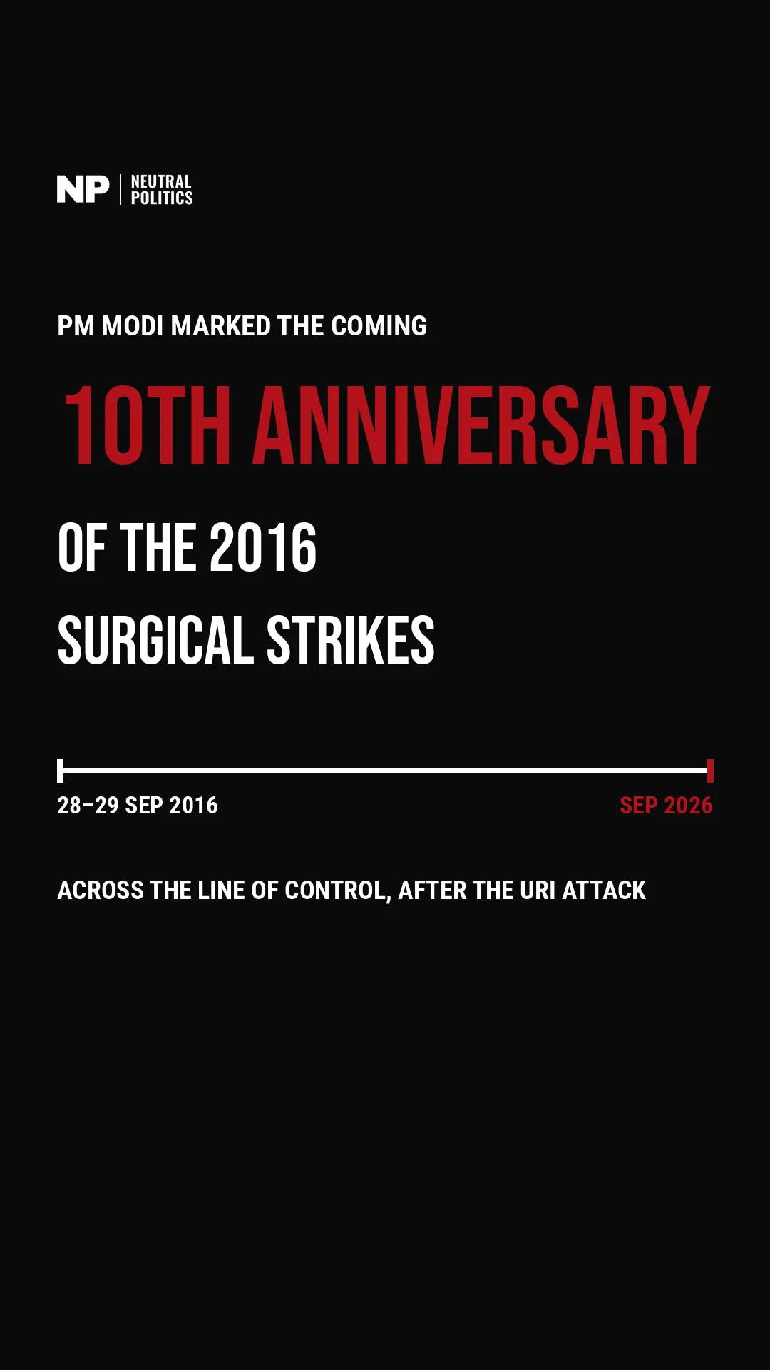Mann Ki Baat: Modi recalls the 2016 surgical strikes as they near 10 years