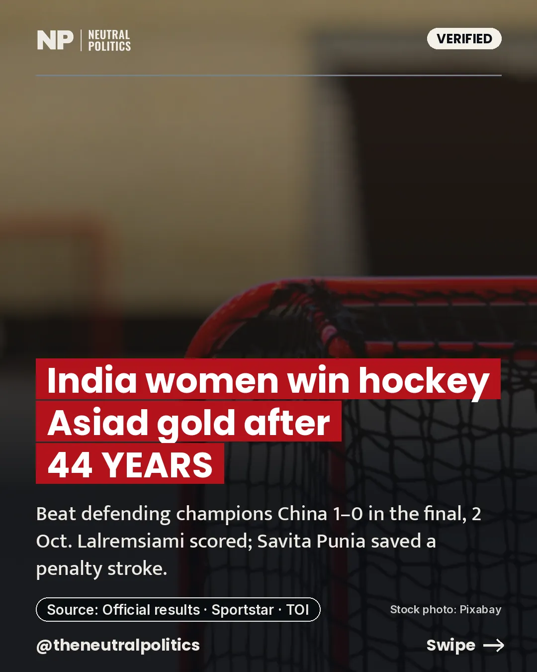 Asian Games: India women win hockey gold, 1-0 over China, first in 44 years