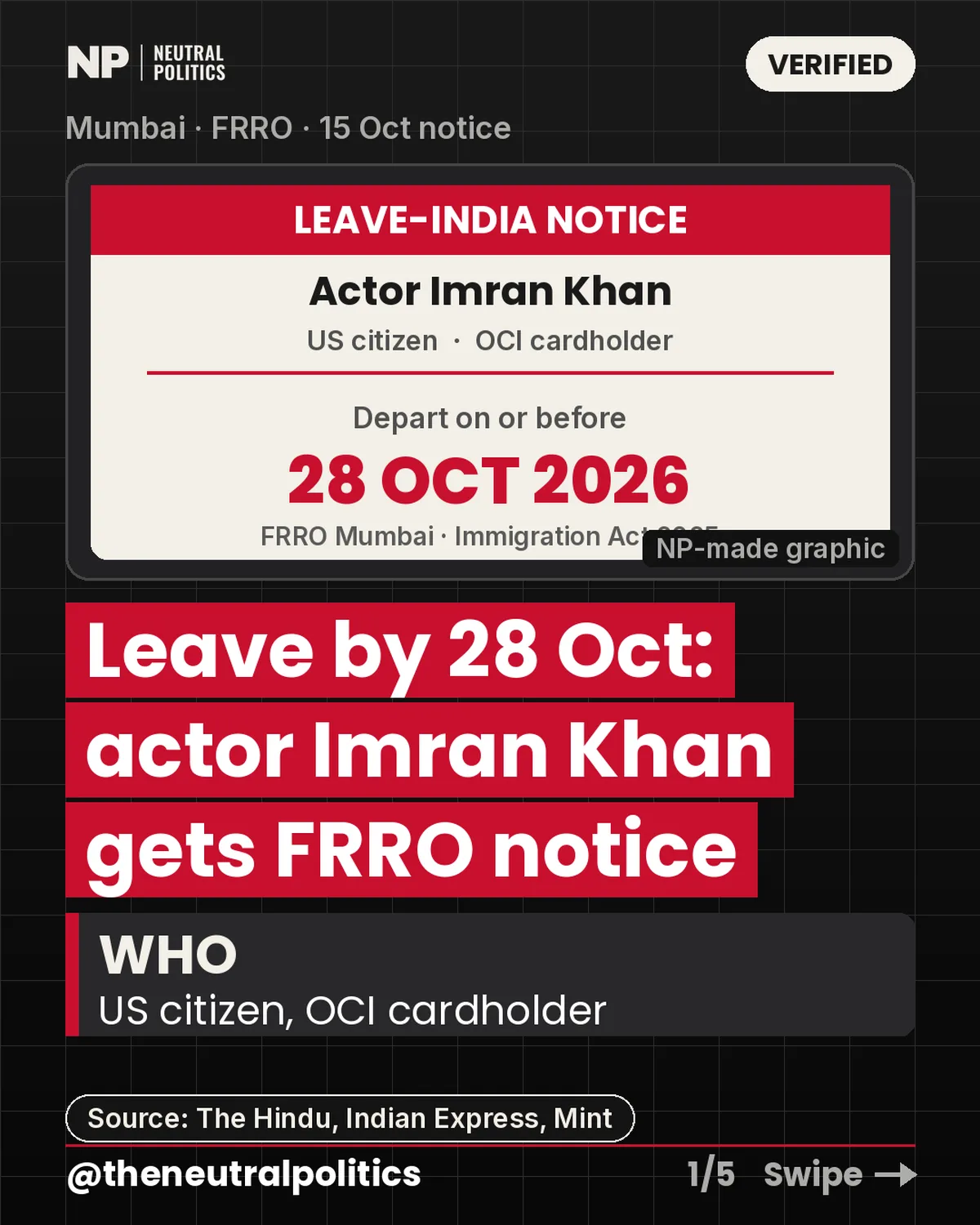 Imran Khan moves HC on leave notice