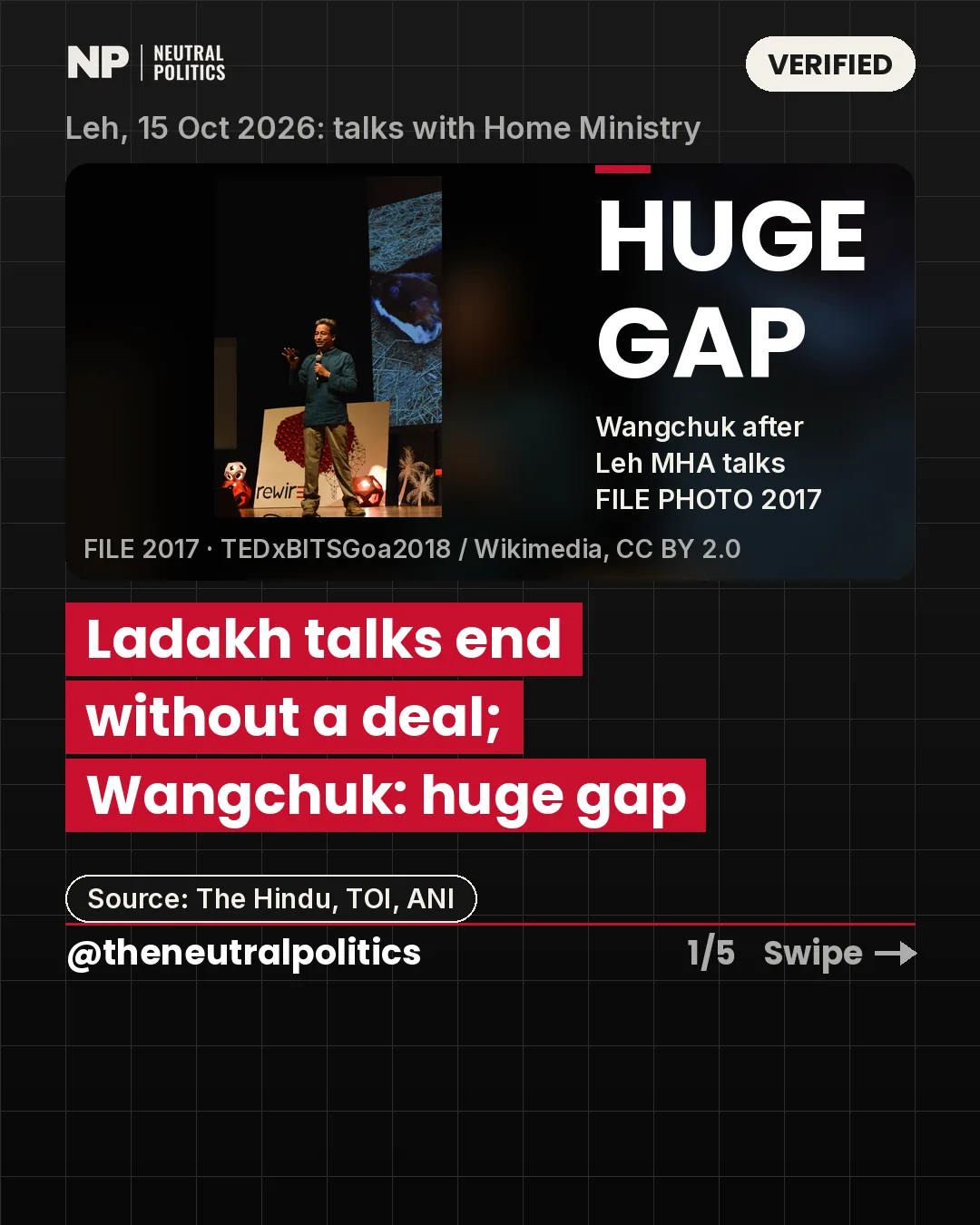 Ladakh talks end without a deal