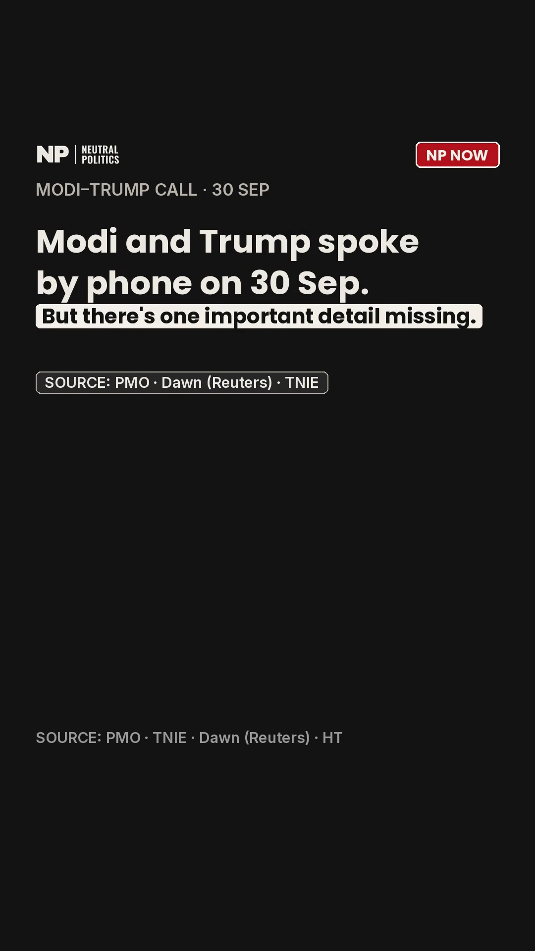 Modi and Trump speak by phone; the PMO lists trade, defence, energy and critical technologies