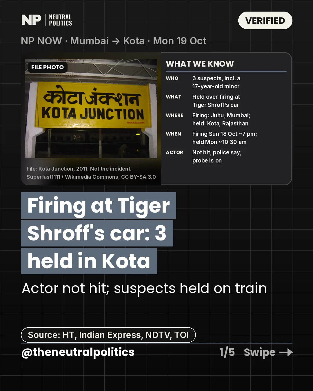 3 held in Kota after Shroff firing